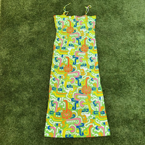 Vintage Dresses & Skirts - vintage 70s summer maxi dress wild pattern
